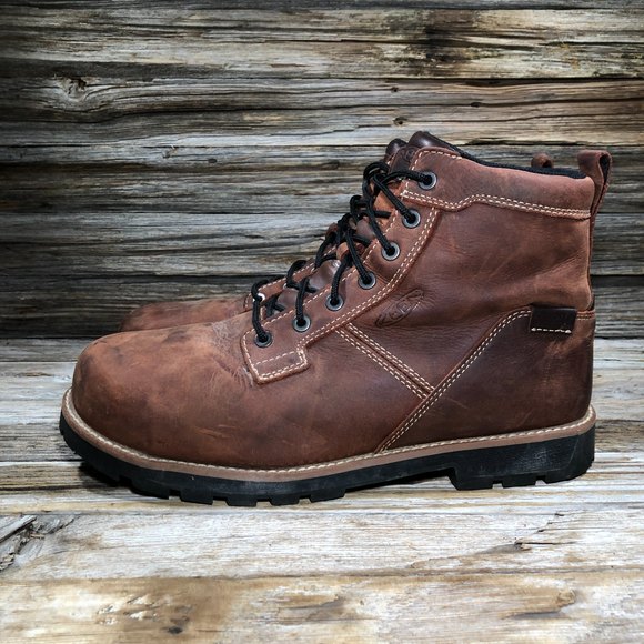 KEEN The 59 Steel Toe Mid Waterproof Boots Men 10 US Double Wide - Picture 2 of 11